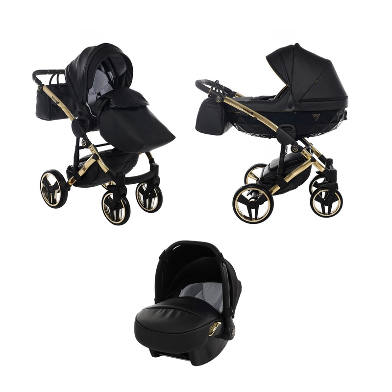 JUNAMA FLUO LINE BLACK GOLD  – 3IN1 (INCLUDES CAR SEAT)