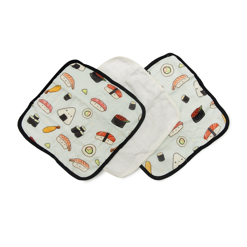 Loulou Lollipop Washcloth Set – Sushi