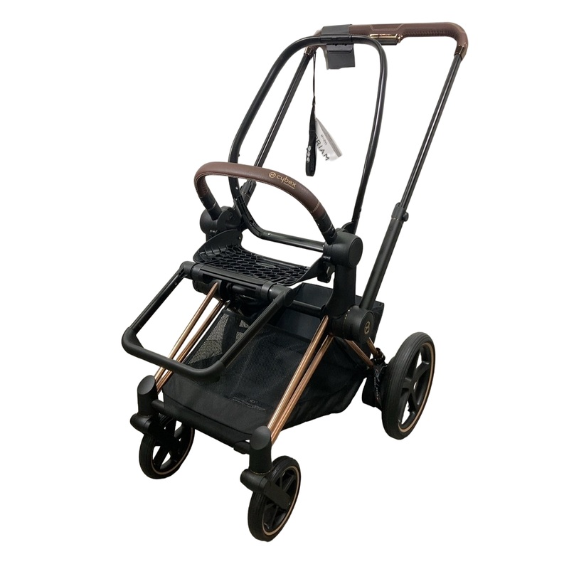 Cybex E-PRIAM Stroller Frame Only, 2019, Rosegold, Without Battery