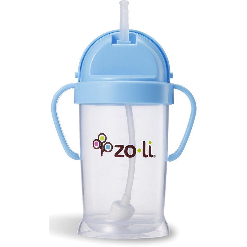 ZoLi BOT XL 9 oz. Straw Sippy Cup – Blue