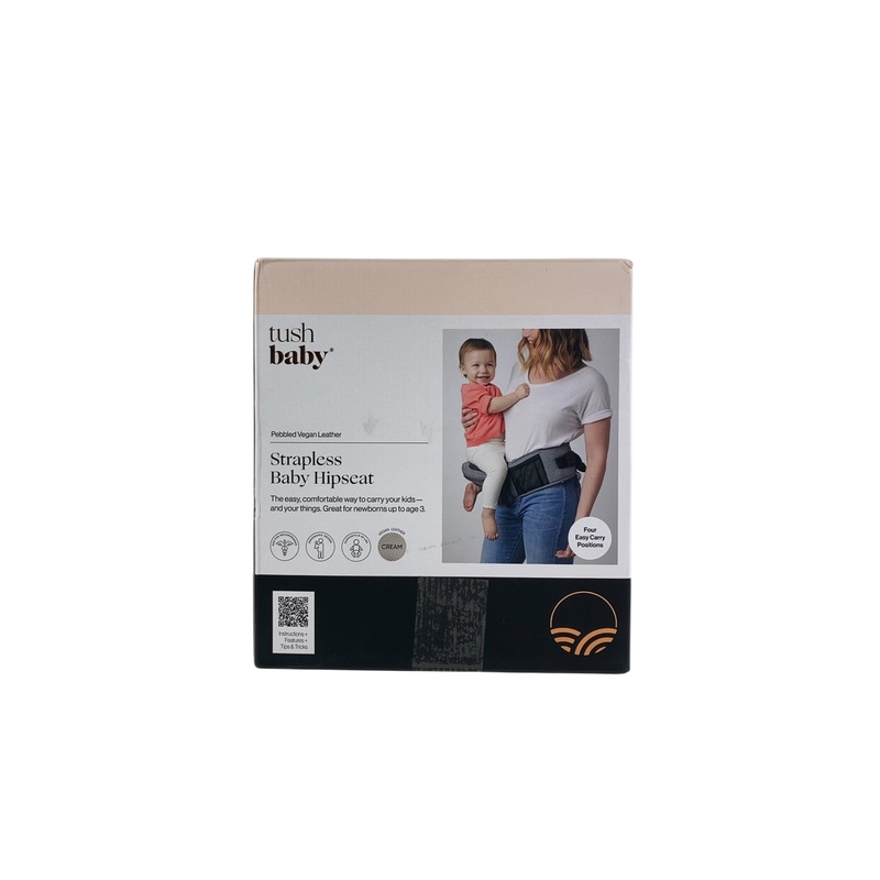 TushBaby Hip Baby Carrier, Cream