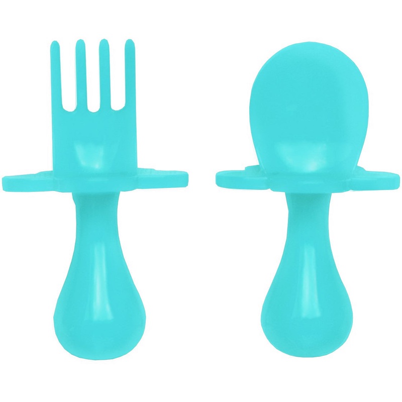 Grabease First Self Feeding Utensil Set – Teal