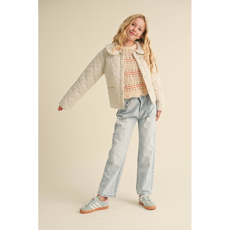 Heart And Arrow Drop Shoulder Jacket