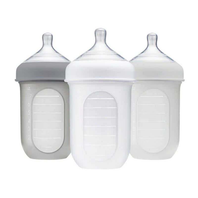 NURSH Silicone Bottle 3 Pack – 8oz