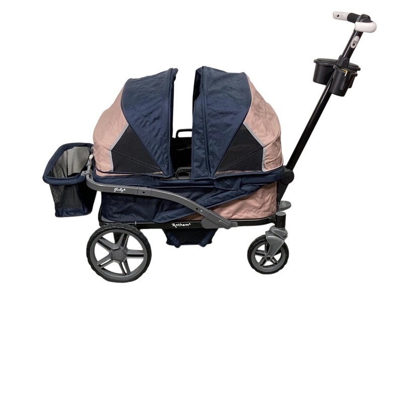 Gladly Family Anthem4 Classic 4 Seater All Terrain Wagon Stroller, Sand and Sea