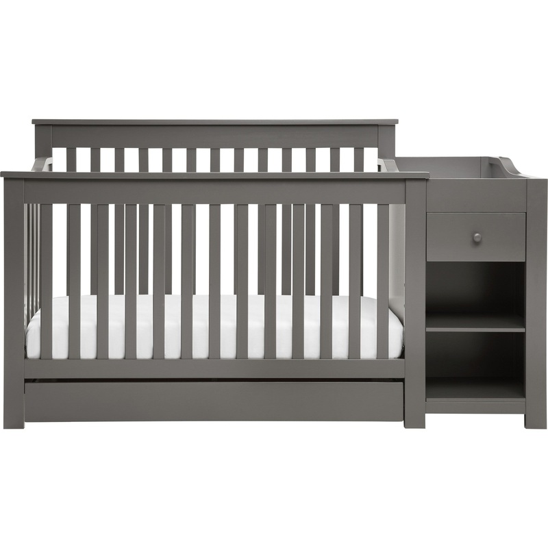 Piedmont 4-in-1 Crib and Changer Combo – Slate