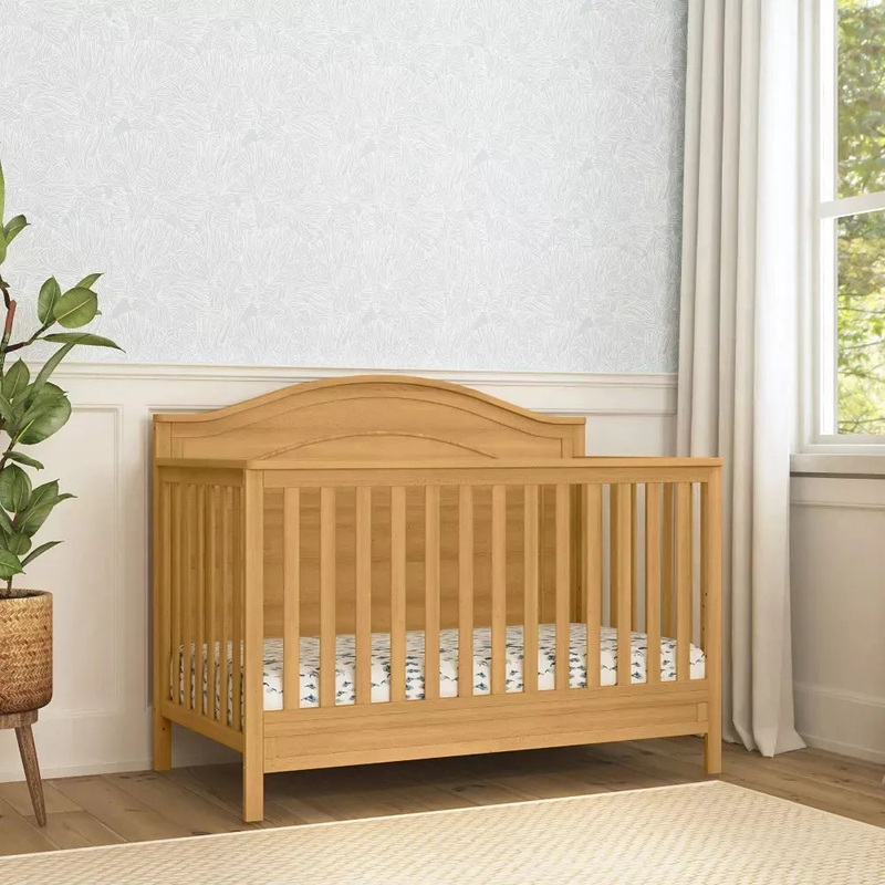 Charlie 4-in-1 Convertible Crib – Honey