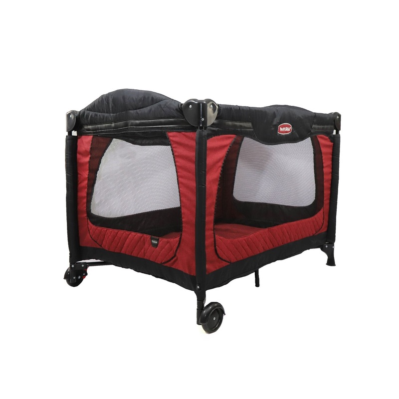 Baby Play Pen  Premium  Waterproof Linen  Purple