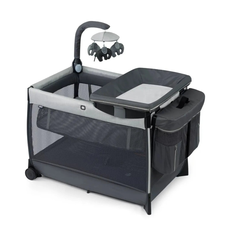 Lullaby Zip All-in-1 Portable Playard – Driftwood