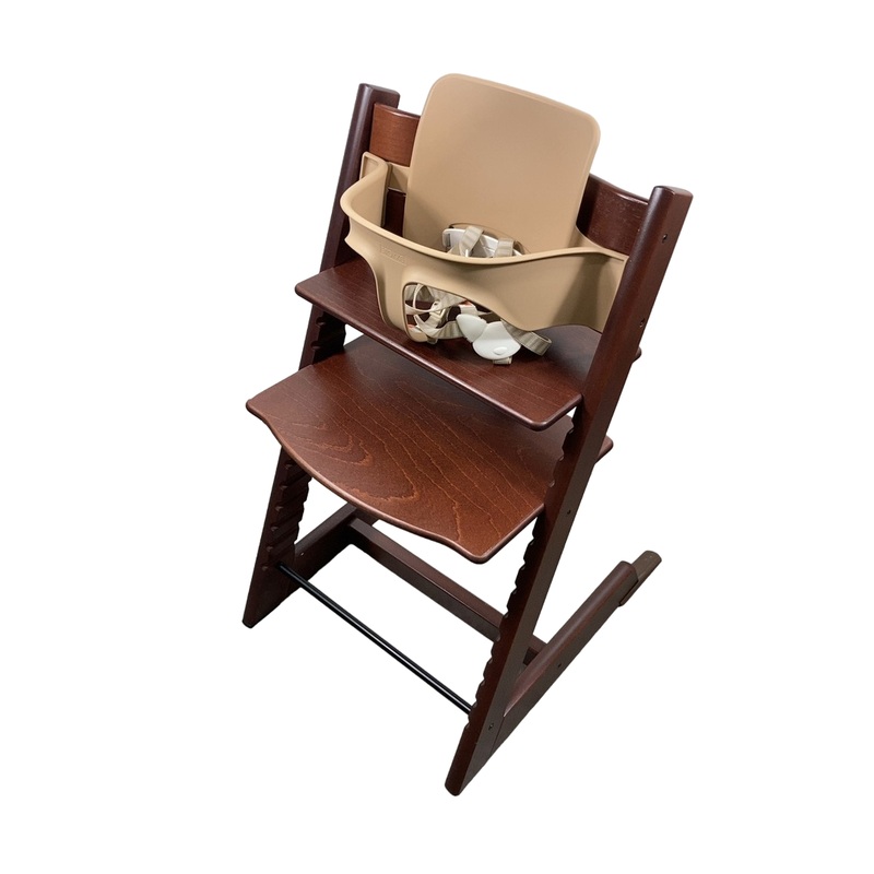 Stokke Tripp Trapp High Chair With Baby Set, Oak Brown