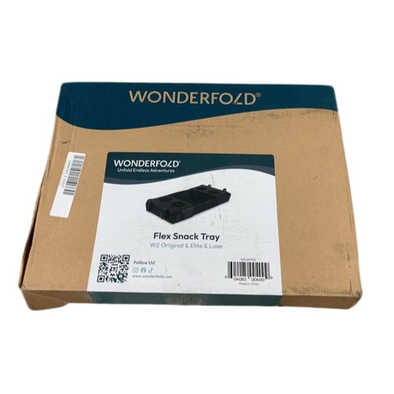 Wonderfold Snack Tray, Black, W2/W1 Flex Model