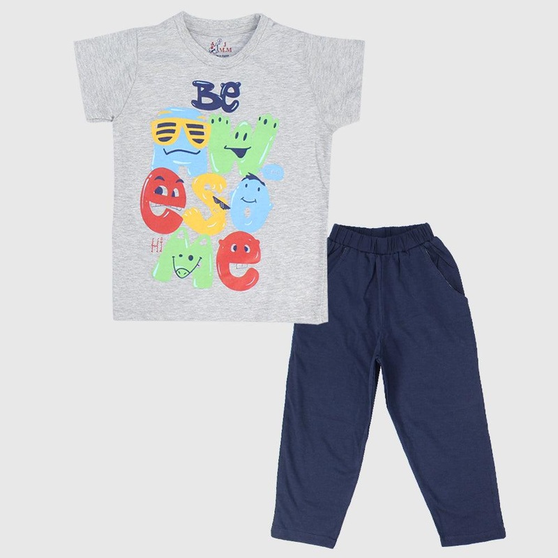 “Be Awesome” Short-Sleeved Pajama