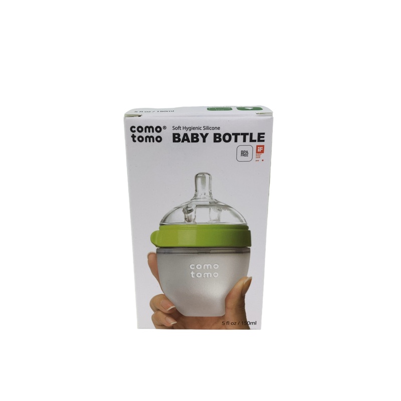 Comotomo Bottle, Green, Pack of 1, 5 ounce