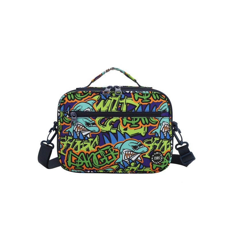 Cubs Shark Dance Cross Body Lunch Bag