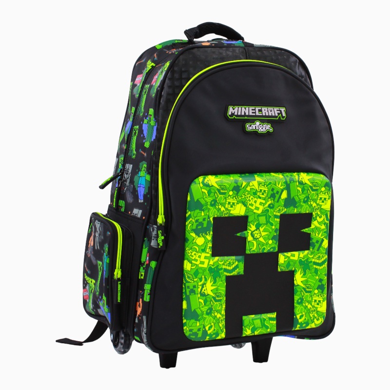 Minecraft Trolley Bag – Black (18 Inches)
