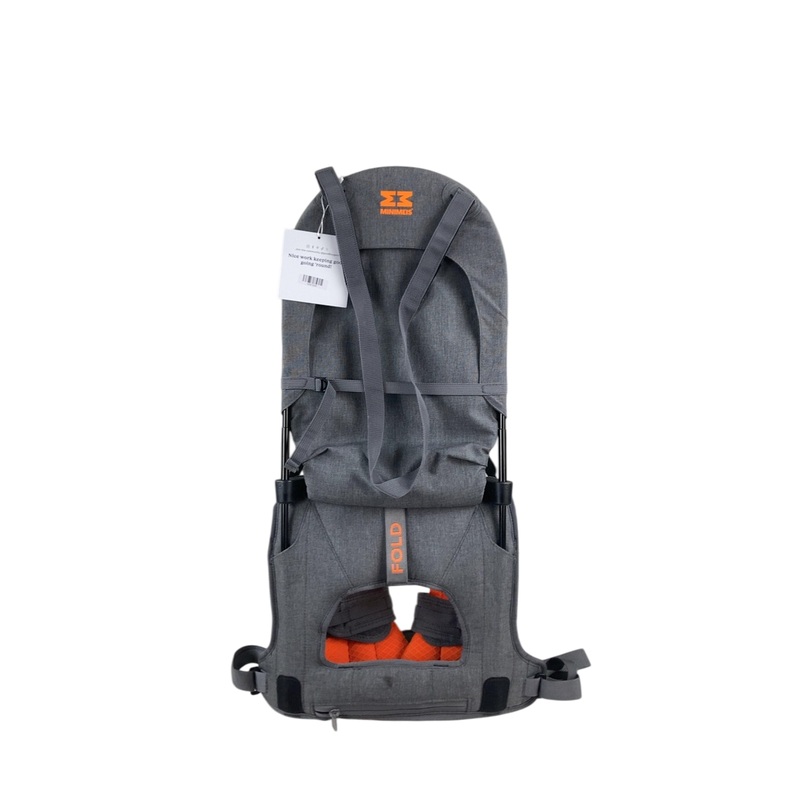 MiniMeis G4 Baby Shoulder Carrier, Grey – Orange