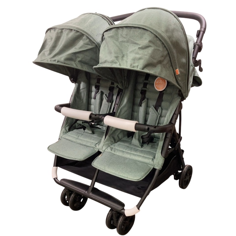 Zoe The Twin V2 Double Stroller, Forest, 2024