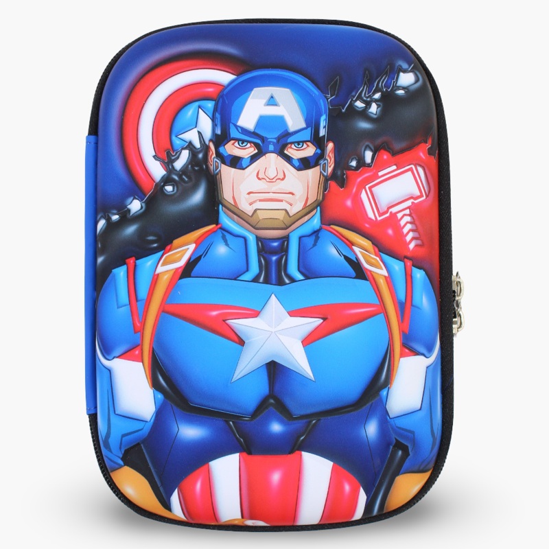 Captain America Pencil Case  Blue