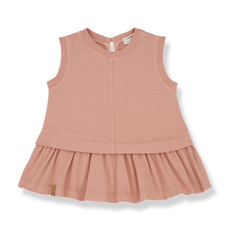 1+ In The Family – Tank Top Dress – Coral