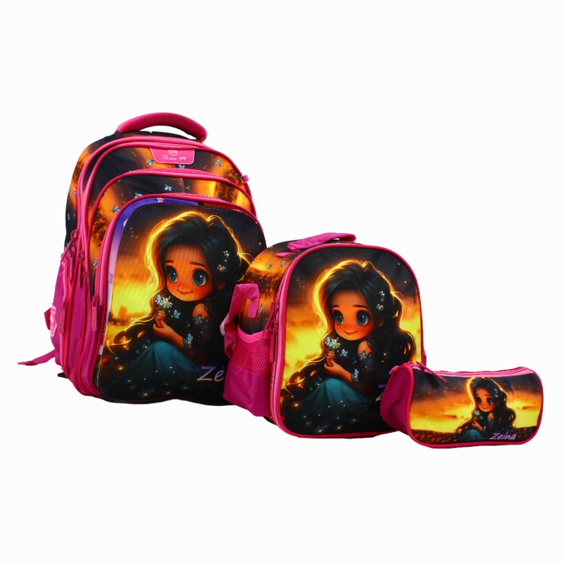 Zeina School Set 3 Faces in 1  17 Inches